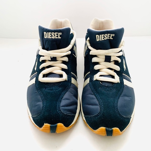 Diesel Proton Leather Womens Shoe Navy 